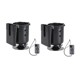 CAMULAND SUP Paddleboard Getränkehalter Set, 2 Stück, Schwarz, Kajak Getränkehalter, Flaschenhalter Getränkehalter, Handy-Halter, Angeln Werkzeug und Köder Lagerung, Stand Up Paddle Board Zubehör