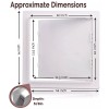 Morvat 12x12 Access Panel with Hinged Door for Drywall &
