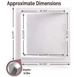 Morvat 12x12 Access Panel with Hinged Door for Drywall & Ceiling