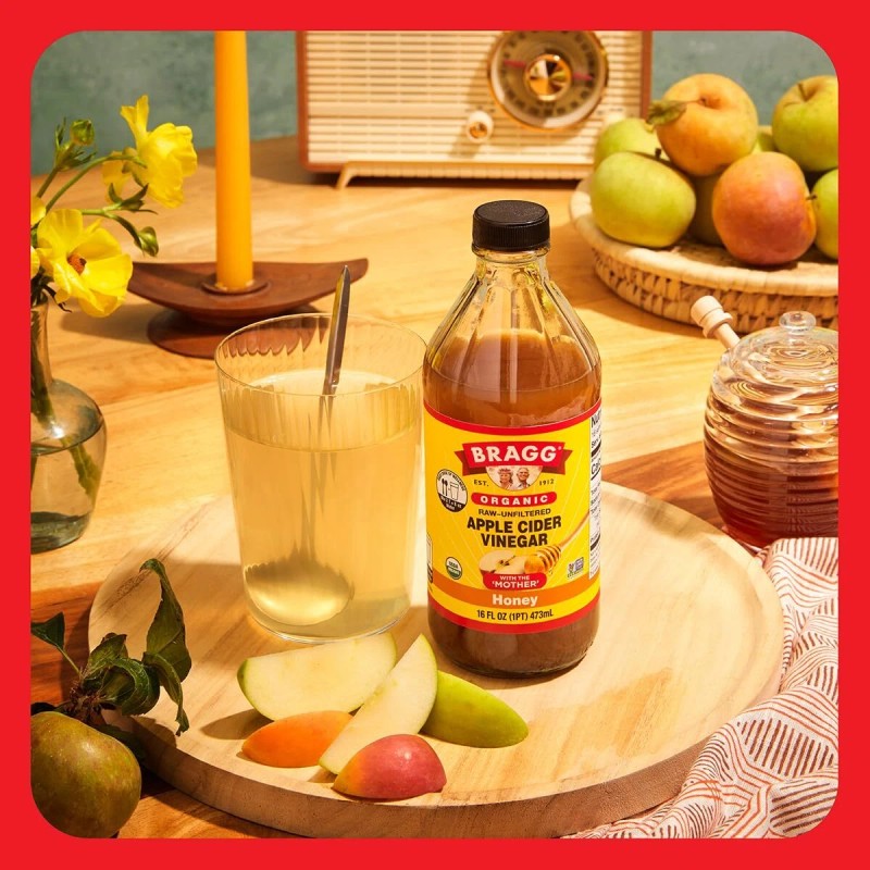 Bragg Organic Apple Cider Vinegar with Mother 16 Fl Oz