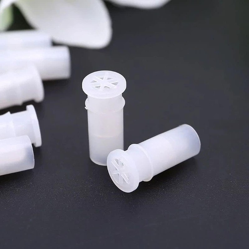 YSSZAM 100 Pcs White Toy Noise Makers Insert Squeakers, Plastic