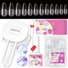 Saviland Nail Tip Kit 240pcs Ultra Thin Nail Tips +