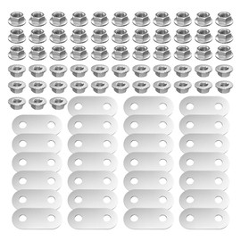 Hybrid Battery Stainless Bus Bars & Flange Nuts, Alpha Rider for 2004-2015 Toyota Prius Hybrid Battery 27PCS Bus Bars & 58PCS Flange Nuts Set
