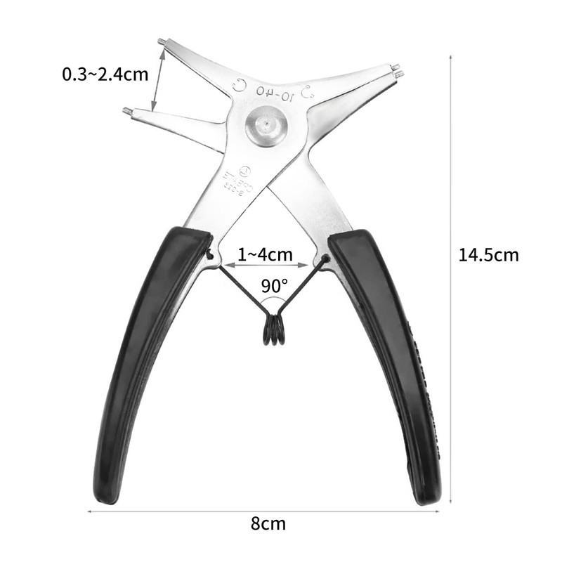 WANGCL Snap Ring Pliers Dual Purpose Circlip Pliers Removing Reassembling