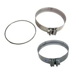 Mytee Products 1PK 10.5" Clamp Gasket Kit, 1Pair 10.5"Diesel Particulate Filter Clamp & 1PK Diesel Filter Clamp Fits for Freightliner Replace DDE A0004902241, DDE A6809950302, DDE A6809950202
