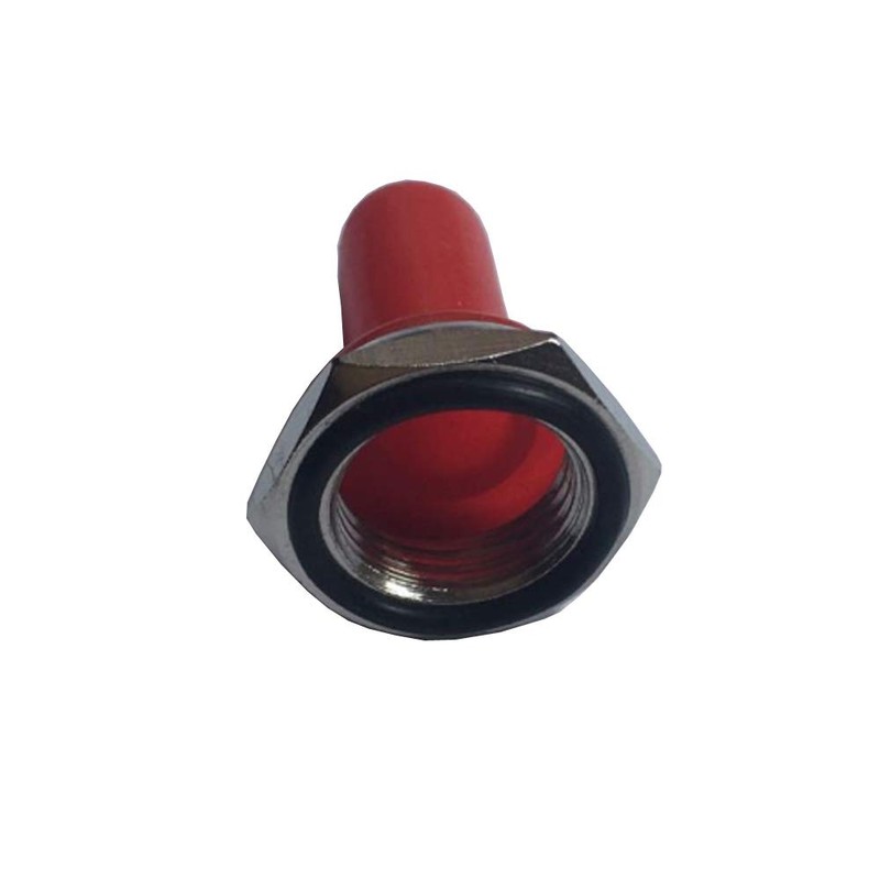 ESUPPORT Red 12mm Rubber Rocker Toggle Switch Knob Hat Waterproof