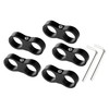 X AUTOHAUX AN12 Car Auto Hose Separator Clamp Fuel Line
