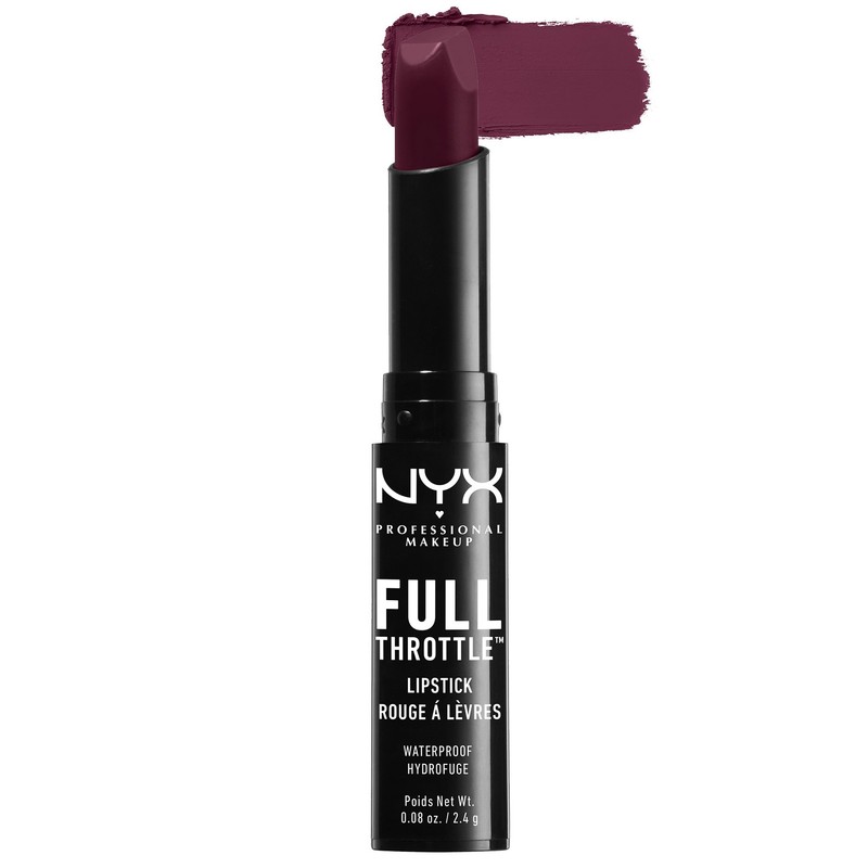 NYX Nyx cosmetics full throttle lipstick night crawler