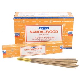 Nag Champa Räucherstäbchen Sandelholz, Einzelpackung