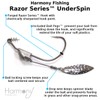 Harmony Fishing - Razor Series Underspin Swimbait Hooks (4 Pack