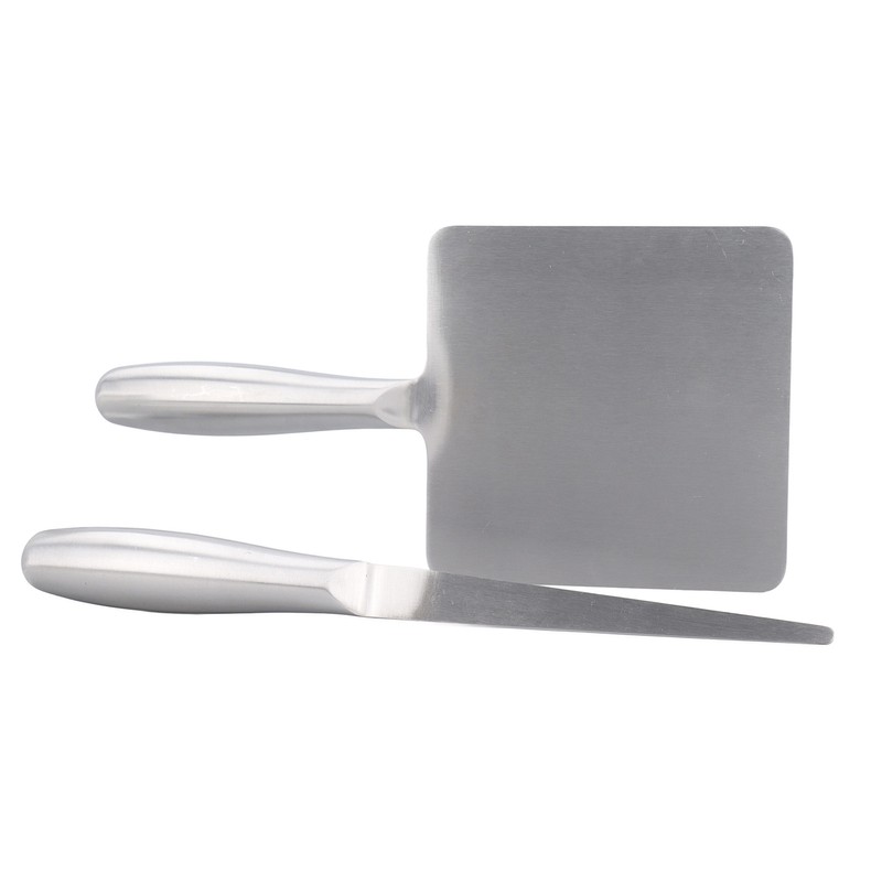Food Scraper with Picking Stick Stainless Steel Dough Scraper Multipurpose