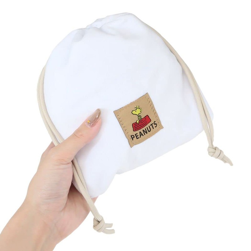Snoopy (Drawstring Bag) Die-Cut Drawstring Pouch Peanuts