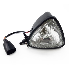 TASWK Faro delantero de motocicleta de 12 V, haz alto y bajo, H6 35/35 W, bombilla Bobber Chopper Cafe Racer Brat