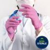 HALYARD PINK UNDERGUARD Nitrile Exam Gloves, Powder-Free, 4.7 mil, Extended