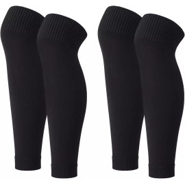 Xthrotsenk 축구화 프리컷 다리 소매 매칭 그립 양말 훈련용 정강이 보호 블랙 Xthrotsenk Football Socks Pre-Cut Leg Sleeves Matching Grip Training Shin Guard Black