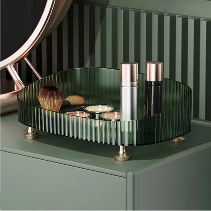 Makeup Perfume Organizer, Bathroom Vanity Tray, Decorative Dresser Tray, Countertop