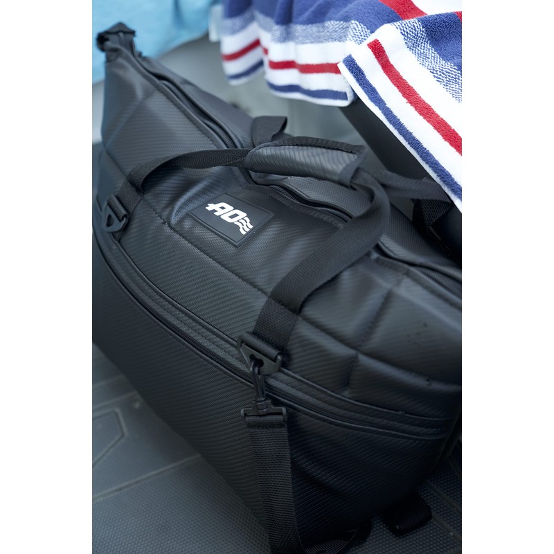AO Coolers Carbon Soft Cooler with High-Density Insulation, Silver ,