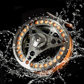 ANGLER DREAM Fly Fishing Reel with Line Combo WF 8WT Preloaded Fly Line Spool with 7/8WT Fly Reel