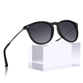 Carfia Vintage Polarized Sunglasses for Women UV400 Protection Classic Designer Style CA5100