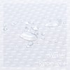 Home Queen White Water Resistant Bathroom Window Curtains,36WX45L Inch |