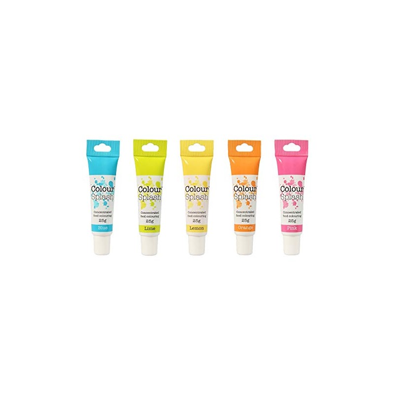 Brights (Set 2) Food Colouring Gel Set - 5 Colours