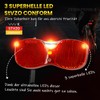 Zeekpowa Rear Light Bicycle with StVZO Approval Red Reflector for