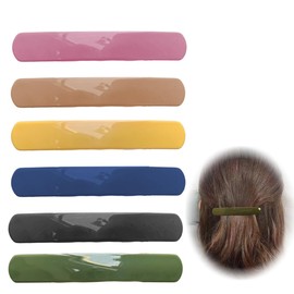 DWFEYOI Automatic Hair Clips Pack of 6 Hair Clips, French Hair Clips for Women, Vintage Hair Clips, Automatic Large Classic Hair Clips for Fine and Medium Hair