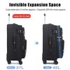 ROPLUS Softside Expandable Luggage with 4 Spinner Wheels, Durable Carry-On