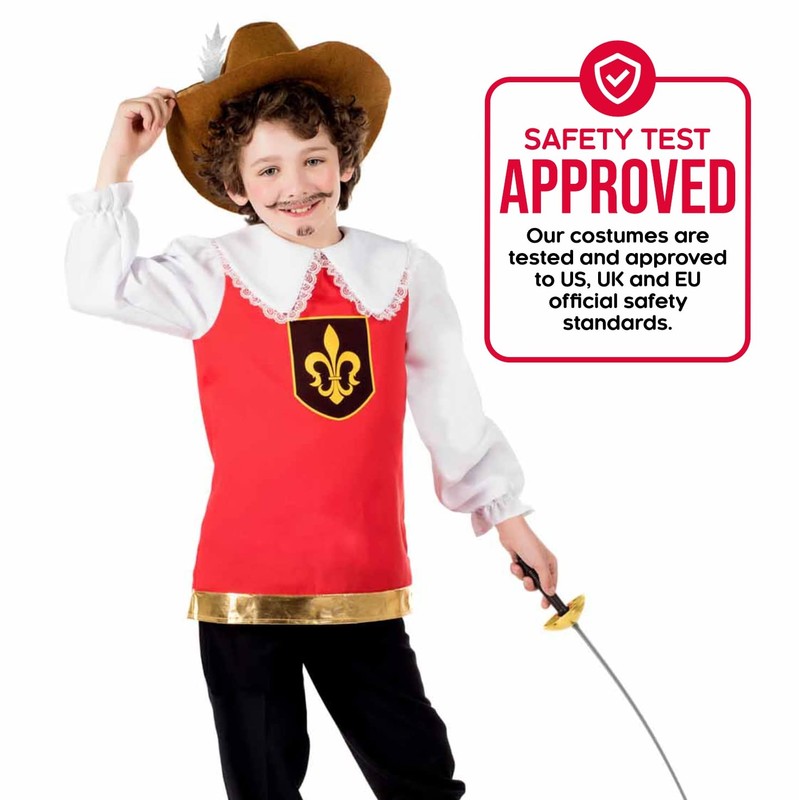 Fun Shack Kids Musketeer Costume, Three Musketeers Costume Kids, 3