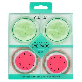 CALA - parches/almohadillas para los ojos, caliente y frío (2 pares, sandía y pepino)