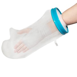 Tideshake 100% Waterproof Cast Covers for Shower Arm Adult, Reusable Half Arm Cast Protector, Cast Bag, Cast Sleeve - Watertight Protection for Wound Hands, Fingers, Wrists, Arms