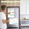 JaoNanl Dry Erase Magnetic Fridge Planner Chart Set - Monthly