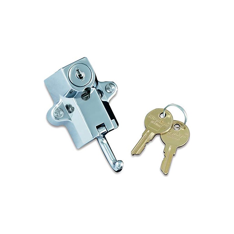 Kuryakyn 4220 Motorcycle Accessory: Tamper-Proof Helmet Security Lock, Universal Fit