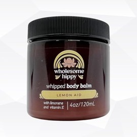 Wholesome Hippy Lemon-Aid -Whipped Wonder Balm with Limonene –Lemon balm (4oz)