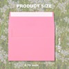Pink Envelopes for Invitations 50 Pack - 4.5 x 5.5