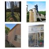 Aluminum Telescopic Extension Ladder Collapsible Ladder, One-Button Retraction Extension Ladder,Multi-Use,