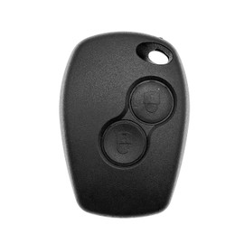 JZK Replacement Car Key Shell Case Compatible with Dacia Logan Duster Renault Master Vauxhall Vivaro Movano Nissan Interstar 2 Buttons No Blade