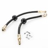LST 2x Front Brake Hose Set + Retaining Clip I