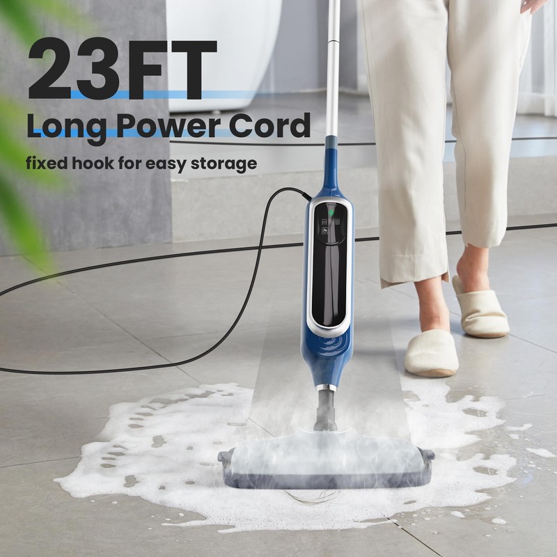 Sapodilla 12 in 1 Steam Mop, Detachable Handheld Steam Cleaner