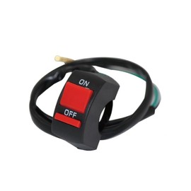オートバイ 汎用 切るスイッチ 2本配 オン オフ ON/OFF スイッチ キット ハンドル 取付け 可能 (電装品用)