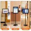 6 Pack Sign Stands 8.5"x11", Adjustable Floor Standing Sign Holders