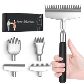 Snowyee Extra Large Extra Wide Extra Large Grandchild with Various Heads for Men and Women with Gift Box (4PCS/Black)