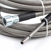 Stainless Steel Braided Fuel Line Quick Fix Kit Compatible with