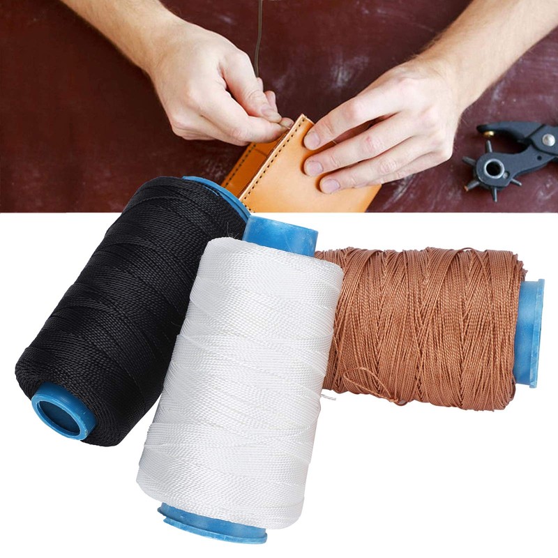 Sewing Thread for Leather, Denim, Hair Weave Bonded Nylon, High