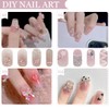 3D Nagelsticker, 2 Blatt 5D Stereoskopisch Selbstklebend Nail Art Sticker