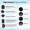 Hibbent cUPC Certified High Pressure 10'' Rainfall Shower Head, Showerhead