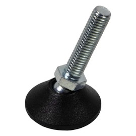Gedotec Adjusting Screw M8 x 33 mm Adjusting Screw for Table Legs and Furniture Accessories Galvanised Metal Pack of 1 Adjustable Feet with Ball Joint