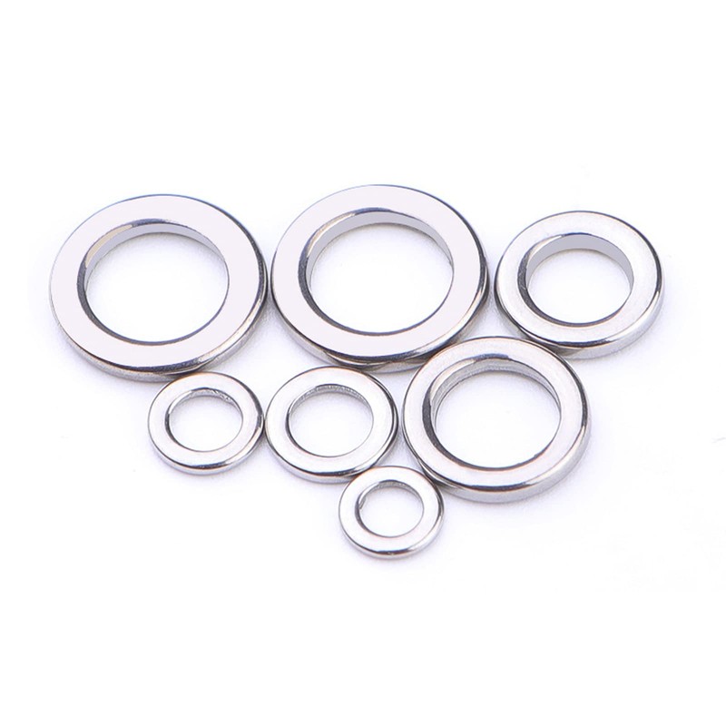 Spotlip 50pcs High Strength Solid Ring Kit 1#2#3#4#5#6#Fishing Lure Connector