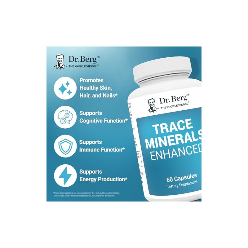 Dr. Bergs Trace Minerals Enhanced Complex - Complete with 70