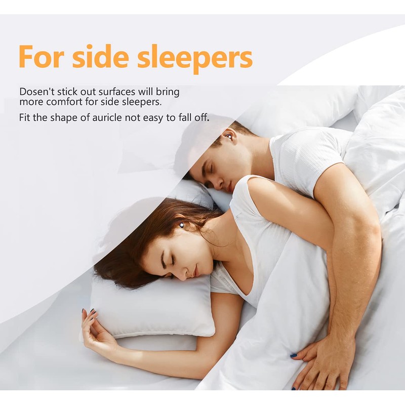 Silicone Ear Plugs for Sleeping - BUENSUENO 2 Pairs Reusable